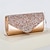 cheap Clutches &amp; Evening Bags-Women&#039;s Clutch Bags Polyester for Evening Bridal Wedding Party with Sequin Chain in Solid Color Glitter Shine Silver Gold