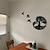 preiswerte Wandskulpturen-Baum des Lebens Metallwandkunst mit Vögeln, schwarze Wanddekoration aus Metall mit Vögeln für Wohnzimmer, Badezimmer, Küche