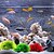 baratos Decoração e Pedras de Aquário-Planta de simulação de planta curta e larga de plástico de água plantas artificiais para decoração de ornamento de tanque de peixes de aquário acessrio