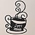 رخيصةأون ديكور الحائط المعدني-1 قطعة فنجان قهوة معدني جدار ديكور خارجي مقاوم للصدأ منحوتات جدارية مثالية للحديقة والمنزل والمزرعة والفناء وغرفة النوم