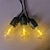 Недорогие LED ленты-гирлянды в виде земного шара на открытом воздухе 5 м 10 ламп / 10 м 20 ламп s14 edison пластиковые светодиодные лампы патио светильники etl перечислены водонепроницаемые пластиковые подвесные