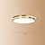 ieftine Montaj Plafon-Plafoniera led cerc rotund design 50 cm lumini cu montare incastrata cupru pentru living 110-240v