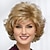 cheap Older Wigs-Mid Length Color Me Beautiful WhisperLite Wig  Beautiful Mid-Length Layered Waves with Elegant Wispy Bangs / Multi-tonal Shades of Blonde Silver Brown and Red