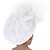 preiswerte Faszinator-Fascinatoren Sinamay Herbsthochzeit Teeparty Kentucky Derby Pferderennen Damentag Vintage Mode Hochzeit mit Federkopfschmuck Kopfbedeckung