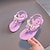 halpa Lasten sandaalit-Tyttöjen Sandaalit Päivittäin Slingback Koulukengät Synteettinen iskunvaimennus Non-liukastumisen Prinsessa Kengät Suuret lapset (7 vuotta +) Pikkulapset (4-7 vuotta) Koulu Syntymäpäivä Lahja Kävely
