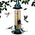 preiswerte Hinterhof Vogelbeobachtung &amp; Wildtiere-Vogelhäuschen für draußen hängende, eichhörnchensichere Vogelhäuschen für draußen großes Rohr-Vogelhäuschen mit 4 Futteröffnungen Vogelfutterhäuschen mit Haken und Futterschale ziehen mehrere Vögel an