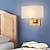 cheap Indoor Wall Lights-LED Wall Light Modern Cloth Fabric Shade Double Arm Wall Lamps Bedside Wall Lights Metal Sconce 110-240V