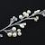 billiga Hårstylingstillbehör-fiskelina konstgjorda pärlor snöre pärlor kedja girlander blommor bröllopsfest dekoration festtillbehör 1m pärla pannband vacker pärla brud pannband