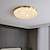 preiswerte Einbauleuchten-LED-Deckenleuchte Kristall dimmbar 35cm Kreis Design Kupfer Deckenleuchten für Wohnzimmer 110-240V