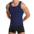 baratos Roupa de Ciclismo Masculino-Colete Modelador para Exercícios Colete de emagrecimento Hot Sweat Workout Tank Top Modelador de corpo Esportes Elastano Náilon Chinês Ginástica Treino de Ginástica Corrida Compressão abdominal Perda