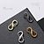 preiswerte Nähen, Stricken und Häkeln-8 Stück verstellbare Metallschnallen in S-Form, doppelte Schnalle, Kettenglieder, winzige Metallclips für Verlängerungstaschen, Kettenlängen-Zubehör