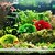 levne Dekorace a kamínky do akvária-vodní tráva plastová krátká široká simulace rostlin umělé rostliny pro akvarijní akvária ornament dekorace aquario acessrio