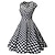 cheap Historical &amp; Vintage Costumes-Polka Dots Retro Vintage 1950s Swing Dress Flare Dress Women&#039;s Polka Dot Masquerade Casual Daily Dress