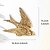 cheap Artificial Flowers-Vintage Old Resin Swallow Wall Decoration Home Bedroom Wall Decoration 1PC