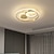 Χαμηλού Κόστους φωτιστικά σποτ-Φωτιστικό οροφής led με ροοστάτη σχεδίαση cricle 40cm χάλκινα φώτα οροφής για κρεβατοκάμαρα σαλονιού 110-240v