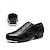 abordables Chaussures de Claquettes-Homme Chaussures de Claquettes Utilisation Entraînement Scène Chaussures colmatantes Oxford Talon épais Noir et Blanc Noir Rouge
