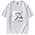 billige Cosplay-anime t-shirts og hættetrøjer til hverdagsbrug-One Piece Trafalgar lov T-shirt Trykt mønster Klassisk Gadestil Til Par Herre Dame Voksne Varmstempling Afslappet / Hverdag
