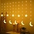 abordables Tiras de Luces LED-ramadan kareem luz decoraciones eid decoración luces led 3m musulmán islam mezquita castillo cortinas luces eid mubarak decoración enchufe de la ue