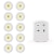 cheap Décor &amp; Night Lights-Cabinet Light COB LED Night Light for Bedroom Remote Control Closet Light Switch Button Stair Kitchen Bathroom