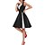 cheap Historical &amp; Vintage Costumes-Audrey Hepburn Retro Vintage 1950s Swing Dress Flare Dress Women&#039;s Costume Vintage Cosplay Casual Daily Sleeveless Dress Masquerade
