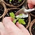 tanie akcesoria do pielęgnacji roślin-50 sztuk okrągłych doniczek z włókna z 20 etykietami biodegradowalne doniczki do sadzenia nasion do delikatnych ukorzenionych sadzonek warzyw