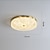 olcso Mennyezeti lámpák-led mennyezeti lámpa szabályozható 35cm kör alakú réz mennyezeti lámpa nappaliba 110-240V