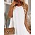 cheap Casual Dresses-Women&#039;s Casual Dress Plain Slip Dress Loose Dress Strap Ruched Ruffle Midi Dress Outdoor Daily Active Fashion Regular Fit Sleeveless White Spring Summer S M L XL XXL