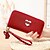 cheap Wallets-Women&#039;s Wallet Coin Purse Mobile Phone Bag Credit Card Holder Wallet PU Leather Shopping Daily Zipper Waterproof Breathable Durable Solid Color Bean Paste Black Pink