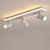 cheap Spot Lights Fixtures-LED Ceiling Lights Dimmable for Living Room, Spotlights Ceiling Lights Black Rotatable Track Lighting Three-Color Dimming Ceiling Spotlights 3 Way for Clothing Store