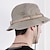 Недорогие Мужские головные уборы-Муж. Панама Шляпа от солнца Рыбацкая шляпа шляпа буни Шляпа для туризма и прогулок Черный Хаки Хлопок Сетка Уличный стиль Стиль На каждый день