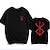 cheap Everyday Cosplay Anime Hoodies &amp; T-Shirts-Guts T-shirt Print Classic Street Style For Couple&#039;s Men&#039;s Women&#039;s Adults&#039; Hot Stamping Casual Daily