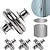 cheap Home Storage &amp; Hooks-3pairs Magnetic Curtain Button Clip Detachable Magnet Buckle For Curtain Light Leakage Prevention Button No-punching Buckle Home Decor