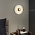 billige Indendørsvæglamper-led væglamper dæmpbar cirkeldesign kobber indendørs væglamper til soveværelse badeværelse entre døråbning trappe 110-240v