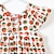 cheap Girls&#039; Dresses-Strawberry printed cotton round-neck children&#039;s dress medium and large girls&#039; skirt