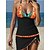cheap Tankinis-Women&#039;s Swimwear Swim Dress Normal Swimsuit Graphic Leopard Ruched Printing Black Blue Orange Brown Green Bathing Suits Summer Sports