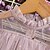 abordables Vestidos de fiesta-Niños Chica Vestido Lentejuela Flor Manga Corta Cumpleaños Pegeant Princesa Dulce Algodón Sobre la rodilla Vestido de una línea Verano Primavera 2-8 años Blanco Rosa Rojo