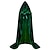 cheap Movie &amp; TV Theme Costumes-Hocus Pocus Witch Mary Sarah Cloak Masquerade Men&#039;s Women&#039;s Boys Movie Cosplay Cosplay Costume Party Red Purple Green Cloak Masquerade Polyester