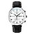 cheap Quartz Watches-SKMEI Casual Stopwatch Quartz Watches Mens Top Brand Luxury Genuine Leather Strap Waterproof Date Wristwatch