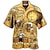 tanie męskie koszule obozowe-Męskie Koszula Koszula hawajska Wzory graficzne Piwo Wieczorne Jasnożółty Czarny Żółty Złoty Zielony Codzienny Hawajskie Krótki rękaw Nadruk Przycisk w dół Odzież Tropikalny Moda Hawajskie Miękkie