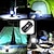 economico Luci LED da campeggio-luce di campeggio solare esterna 6led portatile luce della tenda da campeggio principale illuminazione della torcia elettrica per le attività all&#039;aperto festa di campeggio escursioni uragano uragano