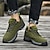 cheap Men&#039;s Shoes-Men&#039;s Sneakers Sporty Look Sporty Athletic Walking Shoes PU Breathable Army Green Khaki Gray Spring