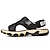 ieftine Sandale Bărbați-Bărbați Sandale Sandale din piele Papuci de plajă Sandale de drumeții în aer liber Sandale de Sport Casual Stiluri de Plajă În aer liber Zilnic Pânză Respirabil Buclă Negru Maro Kaki Vară Primăvară