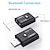 cheap Cables-2 In 1 USB Bluetooth 5.0 Dongle Adapter Receiver Transmitter Stereo Wireless Audio Adapter USB 3.5mm for PC Desktops Headphones