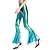 preiswerte Stangentanzkleidung-Disco-Tanzkostüme exotische Tanzkleidung Pole-Tanzhose mit Rüschen Rüschen reine Farbe Damen-Leistungstraining aus hohem Polyester