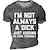 tanie męska koszulka 3d-Męskie Podkoszulek Koszulki Graficzny Litera Półgolf Odzież Druk 3D Na zewnątrz Codzienny Krótki rękaw Nadruk Zabytkowe Moda Designerskie