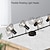voordelige Plafondlampen-led-plafondlamp draaibaar 4-voudig verstelbaar retro plafondspots zwart metaal gekooide tinten schijnwerperarmatuur voor keuken woonkamer slaapkamer (geen lampen)