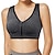 cheap Women&#039;s Sports Bras&amp;Panties-Women&#039;s High Support Sports Bra Running Bra Seamless Racerback Bra Top Padded Yoga Fitness Gym Workout Breathable Shockproof Freedom Light Khaki Black White Solid Colored
