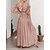 cheap Maxi Dresses-Women&#039;s Casual Dress Swing Dress Long Dress Maxi Dress Fashion Casual Pure Color Ruffle Backless Outdoor Daily Vacation V Neck Short Sleeve Dress Loose Fit ArmyGreen Black White Spring Summer One Size
