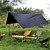 cheap Outdoor Living Items-Outdoor Hexagonal Ceiling Mat Dual-Purpose Hammock Sunshade Cloth Rain Protection Sun Protection Outdoor Mat Camping Mat