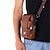 cheap Universal Phone Bags-Fashion Men Leather Waist Bag Multifunction Fanny Pack Large Capacity Belt BagBrown Shoulder Bags Crossbody BagsMulti-layer buckle mobile phone bag